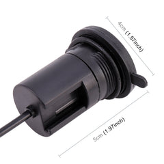 Universal Motorcycle USB Phone Charger Fast Charging, Random Color Delivery, 2.1V  With  Switch
