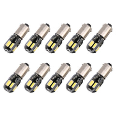10 PCS BA9S DC 12V 1.1W 8LEDs SMD-5630 Car Clearance Light Reading Light, 10 PCS BA9S DC 12V 1.1W