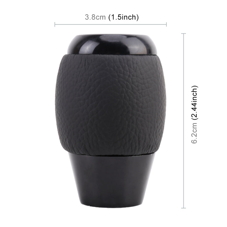 Universal Car Leather Metal Gear Shift Knob Modified Car Auto Transmission Shift Lever Knob, Shift Lever Knob