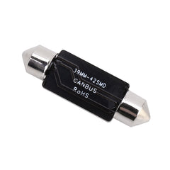 2 PCS 39mm DC12V / 1.2W / 6000K / 80LM 42LEDs SMD-3014 Car License Plate Light / Dome Light, with Decoder, 39mm