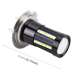 2 PCS H7 DC9-16V / 8.2W / 6000K / 655LM Car Auto Fog Light 66LEDs SMD-2016 Lamps, H7