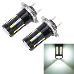 2 PCS H7 DC9-16V / 8.2W / 6000K / 655LM Car Auto Fog Light 66LEDs SMD-2016 Lamps, H7