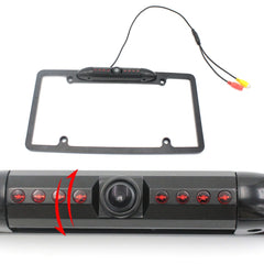 PZ422 America Car License Plate Frame 120 Degree Rear View Camera, PZ422