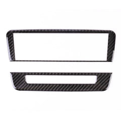 Car Carbon Fiber CD Panel Decorative Sticker for Mercedes-Benz GLA 2015-2018, CD Panel