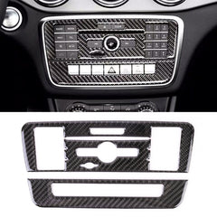 Car Carbon Fiber CD Panel Decorative Sticker for Mercedes-Benz GLA 2015-2018, CD Panel(2)