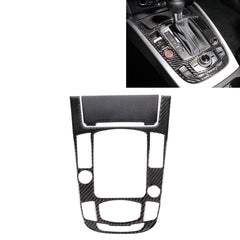 2 PCS Car Carbon Fiber Gear Panel Decorative Sticker for Audi A4L / A5 / Q5 2009-2016, Gear Panel(E)