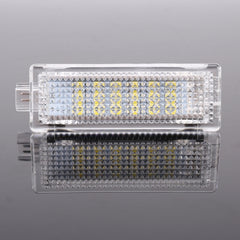 2 PCS LED Car DC 12V 1.5W 6000K 100LM Door Lights 18LEDs SMD-3528 Lamps for BMW E81, For BMW E81