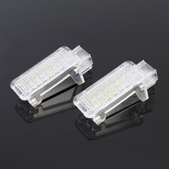 2 PCS LED Car DC 12V 1.5W Door Lights Lamps for Audi / Volkswagen, For Audi / Volkswagen (Red Light), For Audi / Volkswagen (White Light), For Audi / Volkswagen (Blue Light)