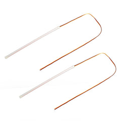 2 PCS 30cm DC12V 3.2W Ultra-thin Car Auto Double Colors Turn Lights / Running Lights (Turn Lights: Yellow Light; Running Lights: White Light), 30cm DC12V 3.2W