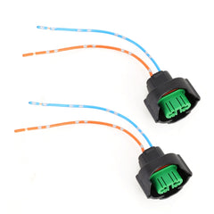 2 PCS Car H8 / H11 Bulb Holder Base Female Socket with Wire, H8 / H11