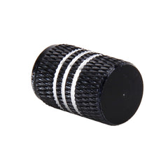 4PCS Metal Plated Circular Shape Universal Tire Valve Stem Cap With White Diamond, Circular Shape