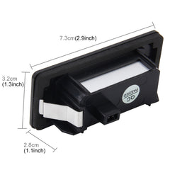 2 PCS 2W 120 LM Car License Plate Light with 24 SMD-3528 Lamps for Audi,Volkswagen, DC 12V, For Audi,Volkswagen