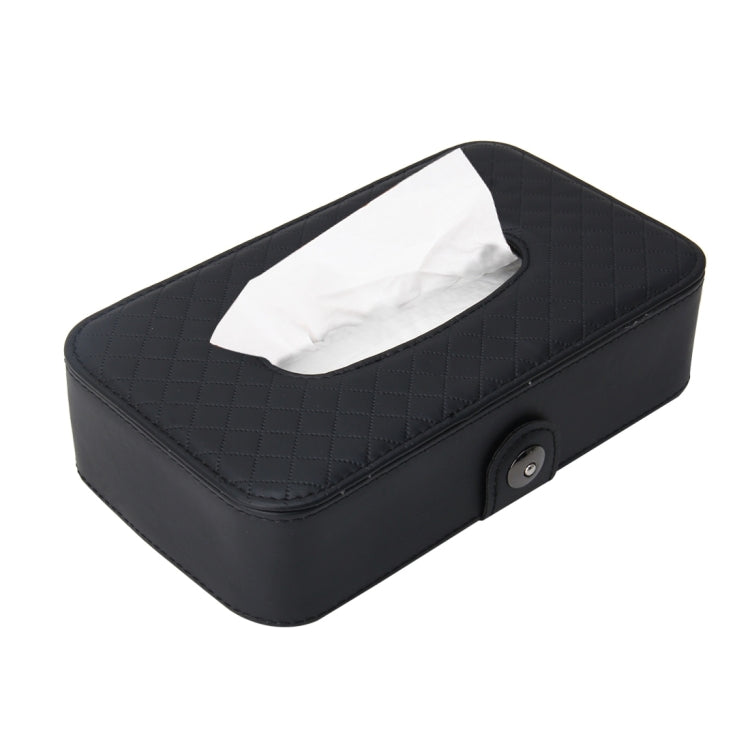 Universal Car Facial Tissue Box Case Holder Tissue Box Fashion and Simple Paper Napkin Bag with Napkin, With Napkin (Black), With Napkin (Khaki), With Napkin (Brown)