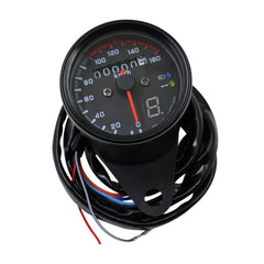3 in 1 Universal Waterproof Motorcycle LED Backlight Odometer Speedometer Gearmeter, DC 12V, 3 in 1
