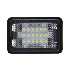 2 PCS License Plate Light with 18  SMD-3528 Lamps for Mercedes-Benz GLK X204 ,2W 120LM, DC12V (White Light), For Benz GLK X204