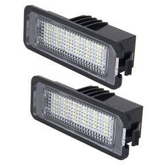 2 PCS License Plate Light with 18  SMD-3528 Lamps for Volkswagen,2W 120LM,6000K, DC12V(White Light), For Volkswagen1