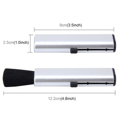 Car Portable Scalable Nylon Cleaning Brush with ABS Handle, 1PCS+Silver, 1PCS+Black