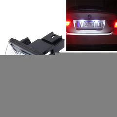 2 PCS License Plate Light with 24 SMD-3528 Lamps for Peugeot Citroen, For Peugeot