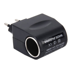 6W Vehicle Power Inverters 220V AC/DC to 12V DC with Car Cigarette Lighter Socket Adapter Converter Vehicle Amplifier Power Output: DC 12V 500mA(EU Plug), 12V 500mA(EU Plug)