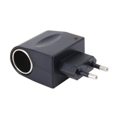 6W Vehicle Power Inverters 220V AC/DC to 12V DC with Car Cigarette Lighter Socket Adapter Converter Vehicle Amplifier Power Output: DC 12V 500mA(EU Plug), 12V 500mA(EU Plug)