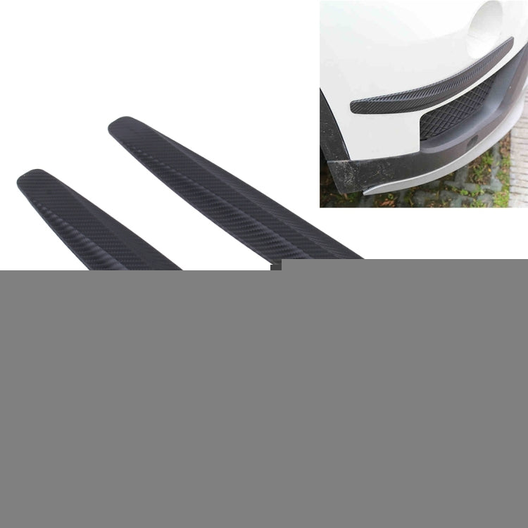 2 PCS Universal Car Body Carbon Fiber Bumper Guard Protector Sticker/Car Crash Bar Bumper Strips /Car Crash Strips/Anti-rub Strips/Anti-rub Bar, Bumper Guard
