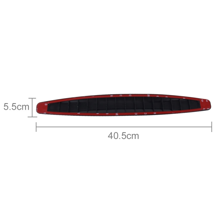 2 PCS Universal Car Body Carbon Fiber Bumper Guard Protector Sticker/Car Crash Bar Bumper Strips /Car Crash Strips/Anti-rub Strips/Anti-rub Bar, Bumper Guard