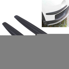 2 PCS Universal Car Body Carbon Fiber Bumper Guard Protector Sticker/Car Crash Bar Bumper Strips /Car Crash Strips/Anti-rub Strips/Anti-rub Bar, Bumper Guard
