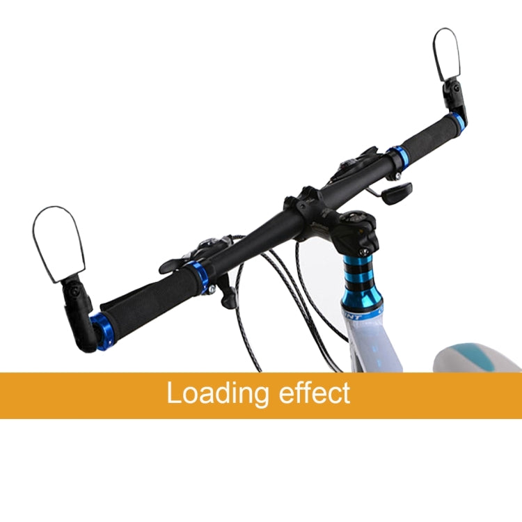 2 PCS Mini Universal Adjustable Rear View Mirror Rear Reflector for Bicycle / Mountain Bike, Bicycle Mirror Rear