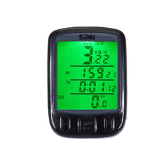 SunDing SD-563B Multifunction Wired LCD Screen Waterproof Bicycle Computer Odometer Speedometer withLight Control Backlight Function, SD-563B