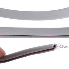 5m Car Decorative Strip PVC Chrome Decoration Strip Door Seal Window Seal, Grey, Blue, Red, Transparent, White, Black
