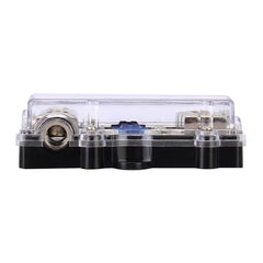 Car Auto 60A 1 in 3 Ways Glass Fuse Holder Blade Fuse Holder for Car Audio Amplifier, 1 in 3