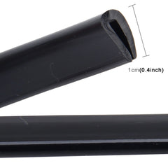 5.6m Car Decorative Strip Rubber Chrome Decoration Strip Door Seal Window Seal, 5.6m Black, 5.6m Red, 5.6m Transparent