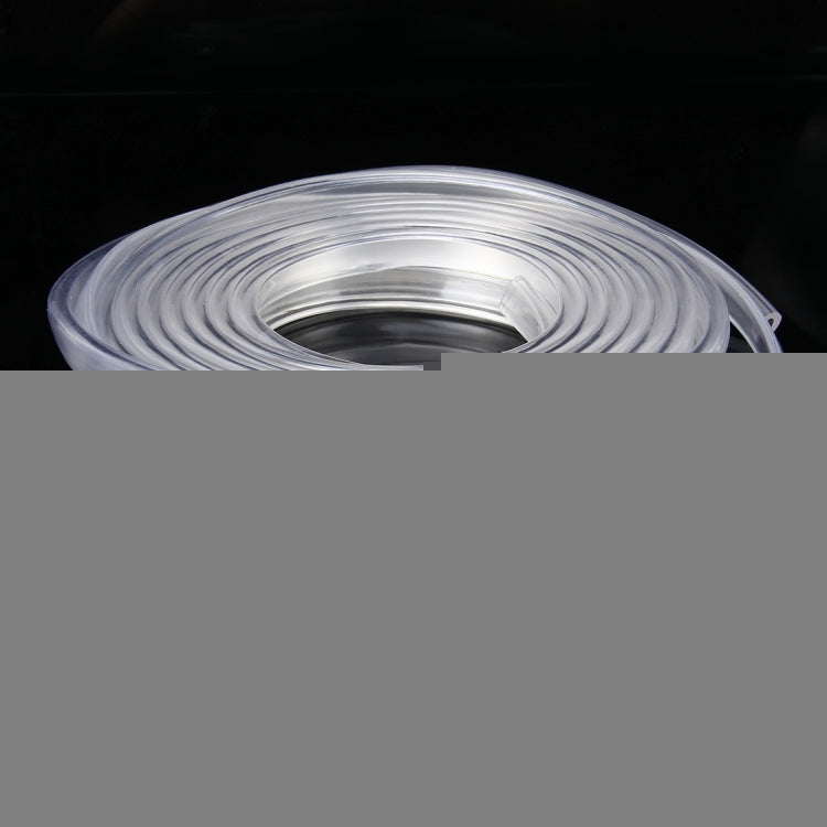 5.6m Car Decorative Strip Rubber Chrome Decoration Strip Door Seal Window Seal, 5.6m Transparent, 5.6m Black, 5.6m Red