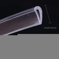 5.6m Car Decorative Strip Rubber Chrome Decoration Strip Door Seal Window Seal, 5.6m Transparent, 5.6m Black, 5.6m Red