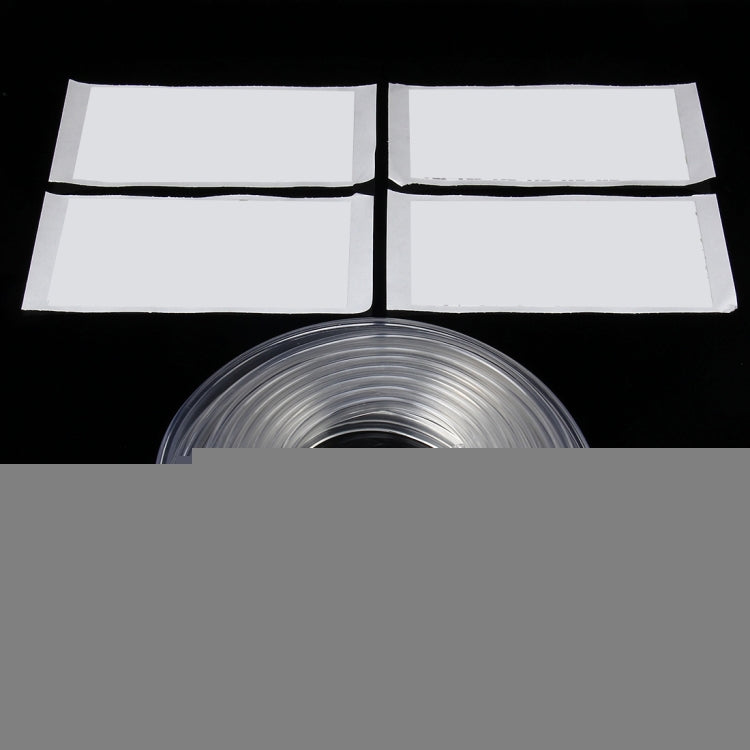 5.6m Car Decorative Strip Rubber Chrome Decoration Strip Door Seal Window Seal, 5.6m Transparent, 5.6m Black, 5.6m Red