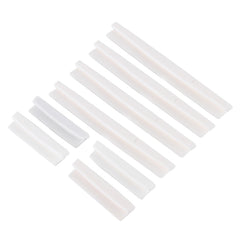 FR JG-031 8 PCS Rubber Car Side Door Edge Protection Guards Cover Trims Stickers, White, Black, Transparent