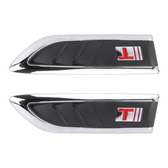 2 PCS Car Side Air Intake Flow Vent Fender Decorative Stickers Cover, Side Air Intake Flow Vent Cover