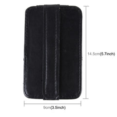 FUDAOCHE Multi-functional Auto Car Sun Visor Sunglasses Holder Card CD Storage Holder Pouch Bag