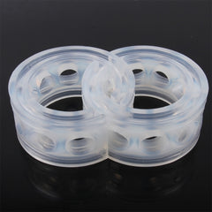 2 PCS Car Auto E Type Shock Absorber Spring Bumper Power Cushion Buffer, Spring Spacing: 17mm, Colloid Height: 38mm, E  Type（Spring Spacing: 17mm, Height: 38mm）