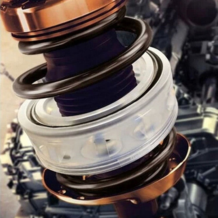 2 PCS Car Auto E Type Shock Absorber Spring Bumper Power Cushion Buffer, Spring Spacing: 17mm, Colloid Height: 38mm, E  Type（Spring Spacing: 17mm, Height: 38mm）