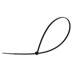 500pcs /Pack 4mm*300mm Nylon Cable Ties, 4mm*300mm Black