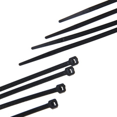 500pcs /Pack 4mm*300mm Nylon Cable Ties, 4mm*300mm Black