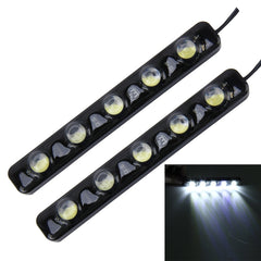 2 PCS 5W 150 LM 6000K DRL Daytime Running Light with 5 SMD-5050 Lamps, DC 12V, 5W