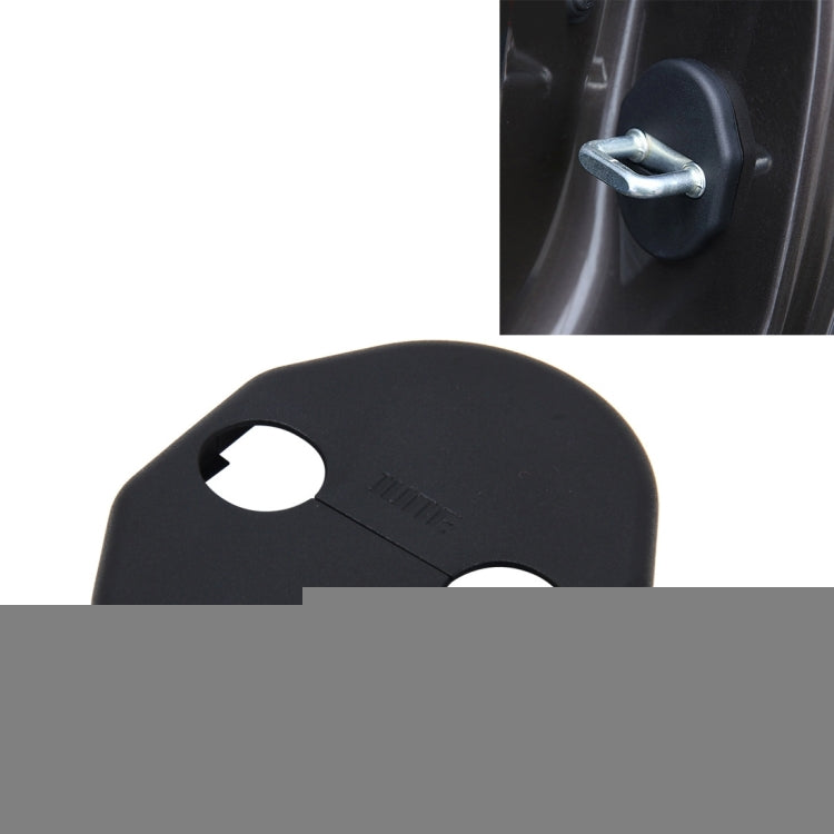 4 PCS Car Door Lock Buckle Decorated Rust Guard Protection Cover for LANCERFORTIS ASX LingYue V3 V5 V6 V7, For Lancer Fortis