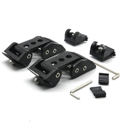 2 PCS Car Three Holes Hood Latch Locking Catch Buckle Engine Cover for Jeep Wrangler JK 2006-2017, Jeep Wrangler JK 2006-2017(Three Holes)