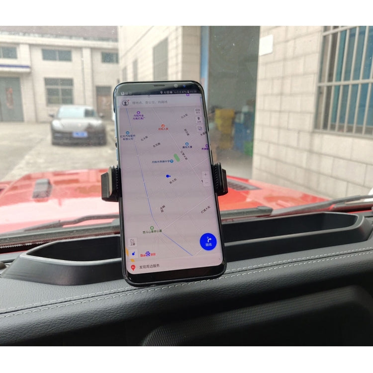 Car GPS Bracket Dash Mount Holder Cell Phone Holder for Jeep Wrangler JL 2018-, Jeep Wrangler JL 2018-