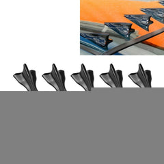 10 PCS Universal Car Black Shark Fin Diffuser Vortex Generator Roof Spoiler, Black