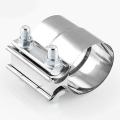 2.5 inch Car Turbo Exhaust Downpipe Stainless Steel Lap Joint Band Clamp, 2.5 inch