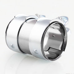 2.0 inch Car Turbo Exhaust Downpipe Low carbon Stainless Steel Lap Joint Band Clamp, 2.0 inch (Low carbon)