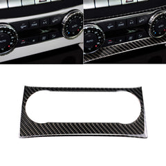 Car Carbon Fiber Air Conditioning Knob Control Panel Decorative Sticker for Mercedes-Benz W204 C Class 2011-2013, Air Conditioning Knob (German Flag)